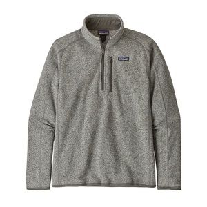 Patagonia Men's Better Sweater® 1/4-Zip Fleece Pullover Large L Stonewash